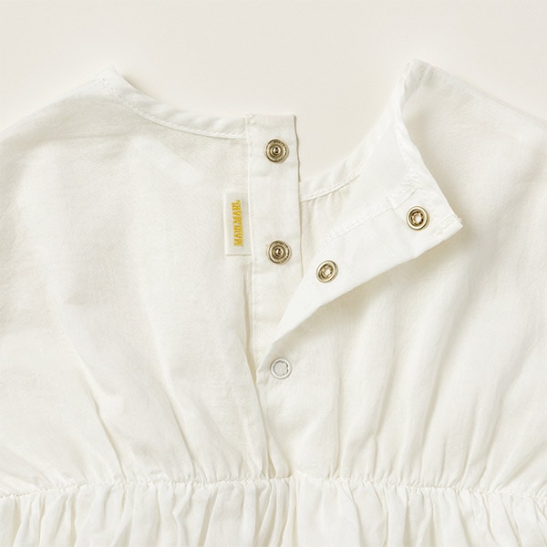 マールマール｜ボディスーツ｜スカーフホワイト-ブリべビ通販