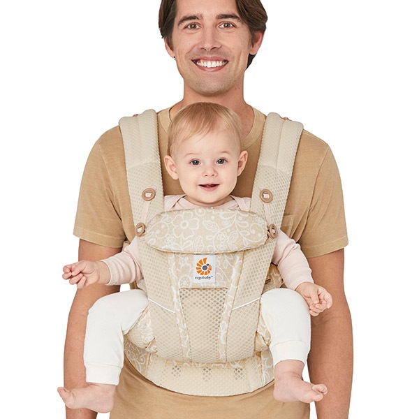 ErgoBabyCarrier SG オムニ ブリーズ /クリームフラワーレース