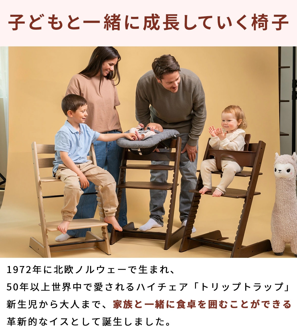 STOKKE ストッケ 【5 in1 新生児セット】 トリップトラップ + ニュー