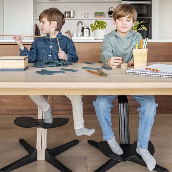 ストッケ STOKKE ノミ チェア オーク材 ＋ ベビーセット オーク グレー 