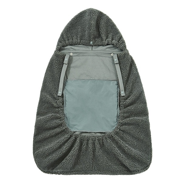 【美品】BabyHopper◆グレー◆空調ベビーケープ BabyHopper ベビーホッパー 空調ベビーケープRバッテリーセット