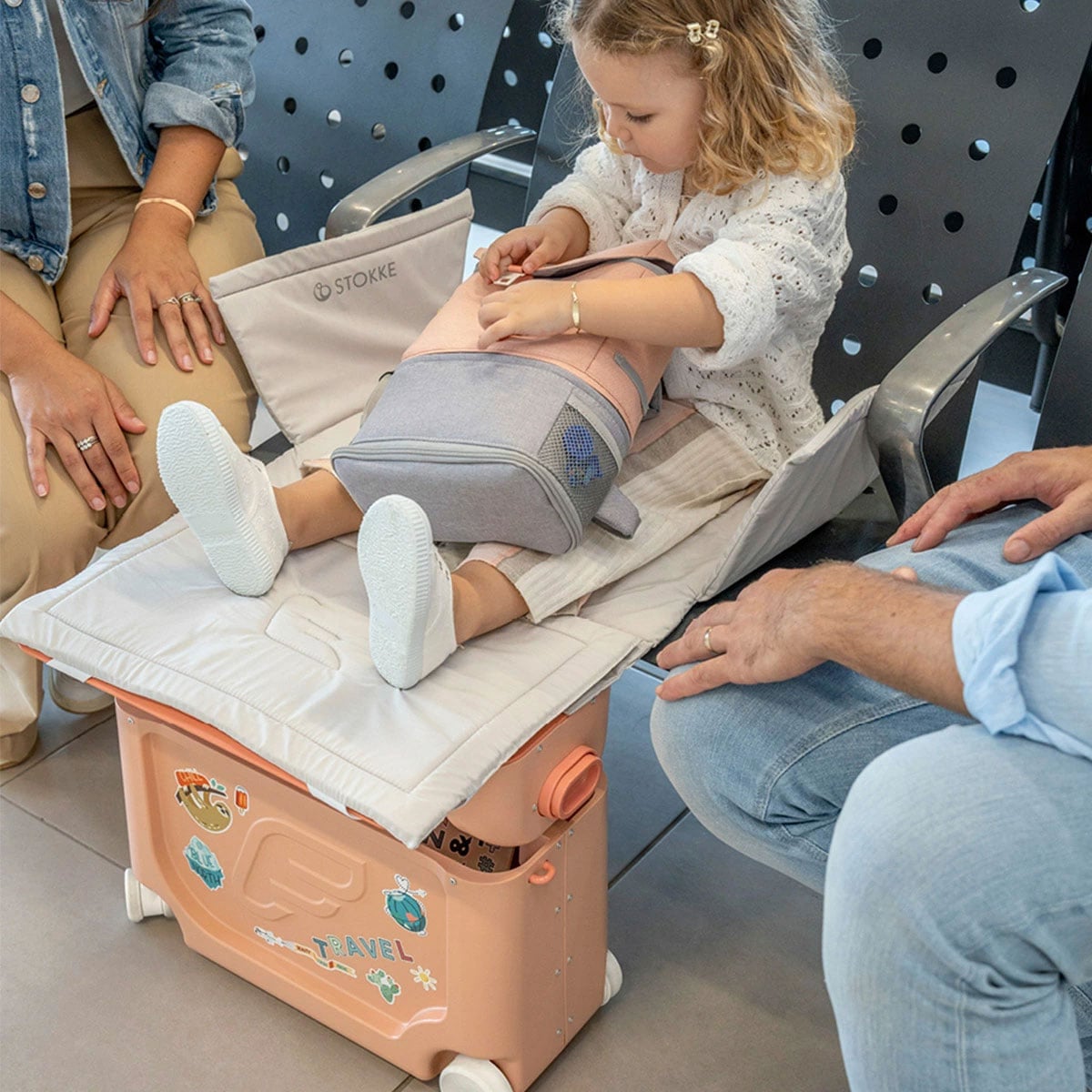 ストッケ　ジェットキッズ　ピンク STOKKE ストッケ ジェットキッズ バイ ストッケ トラベラーズ