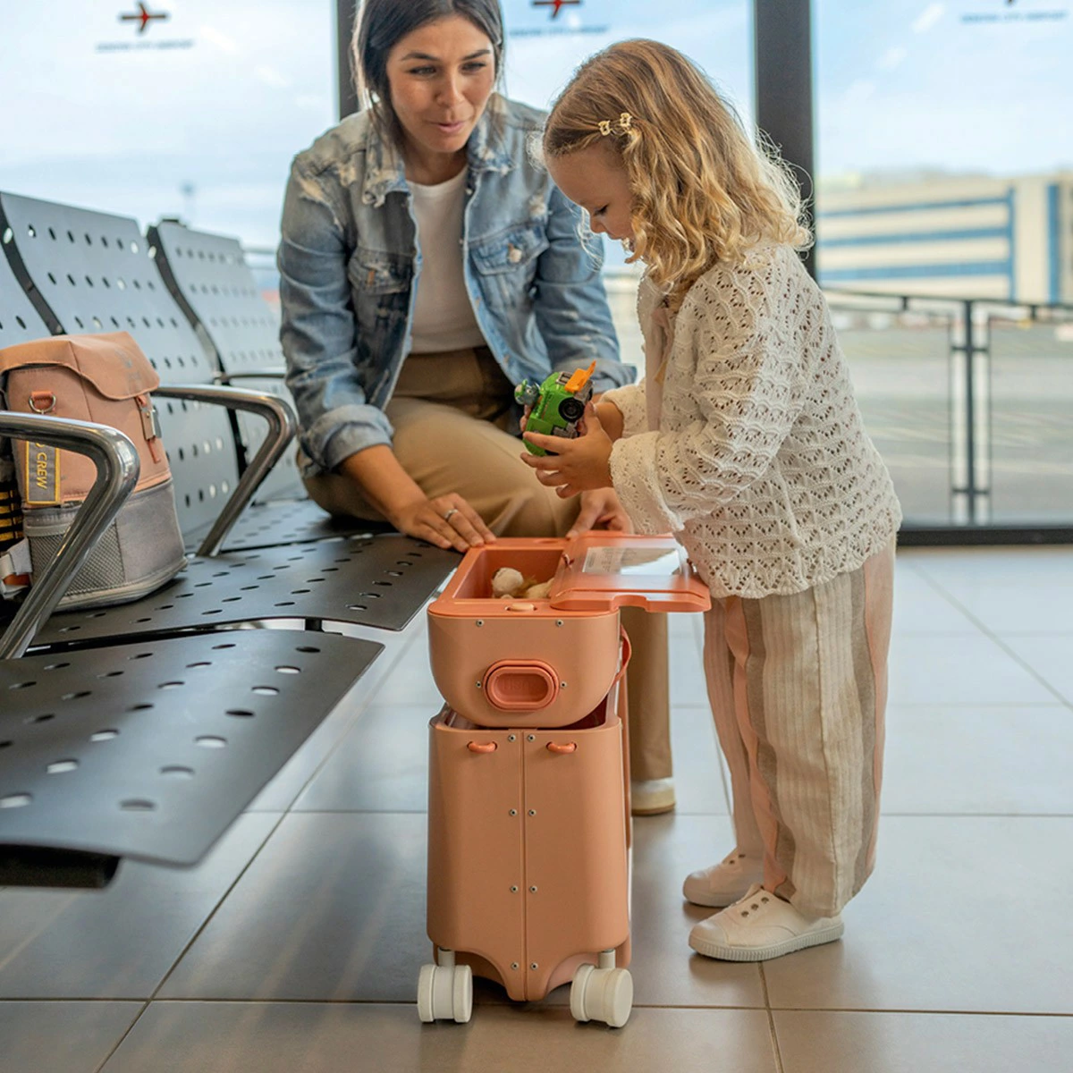 STOKKE ストッケ ジェットキッズ ベッドボックス / コーラルピンク