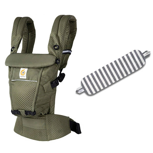ErgoBabyCarrier ADAPT SoftFlex  ���ѥ��С����å� / ���꡼�֥��꡼�� ������SG�����ѥ��С�/�֥�å����ȥ饤�ס� �ԥ��르�٥ӡ�����ꥢ��