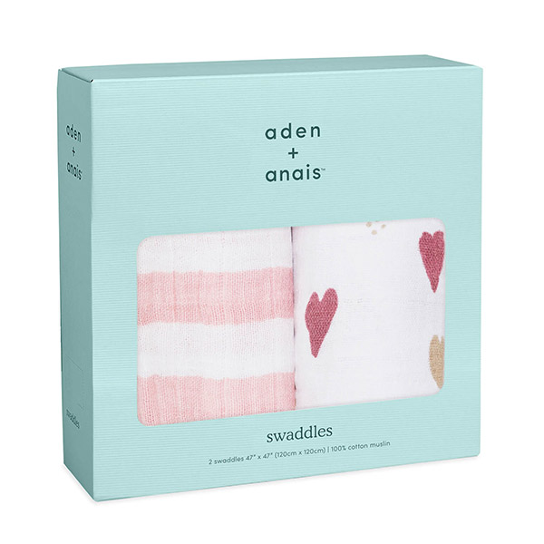 Aden&Anais �����ǥ󥢥�ɥ��ͥ� ���åȥ� �⥹��� ����ɥ� 2������ / �ϡ��ȥ֥쥤����