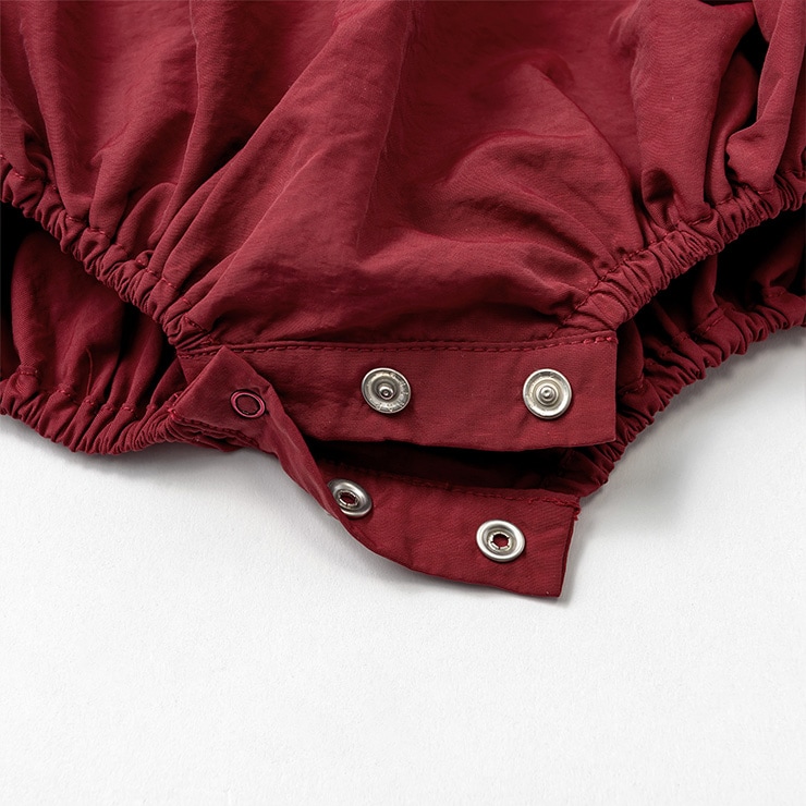 MARLMARL (マールマール) ポンパドール ロンパース /ワイン 80 - 90cm