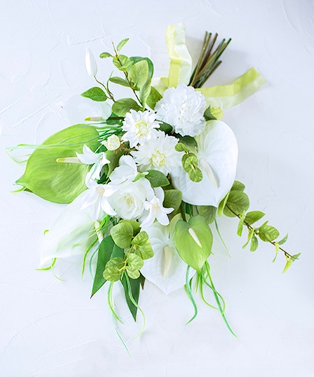 アンスリウムブーケキットW/G | アーティフィシャルフラワーブーケ