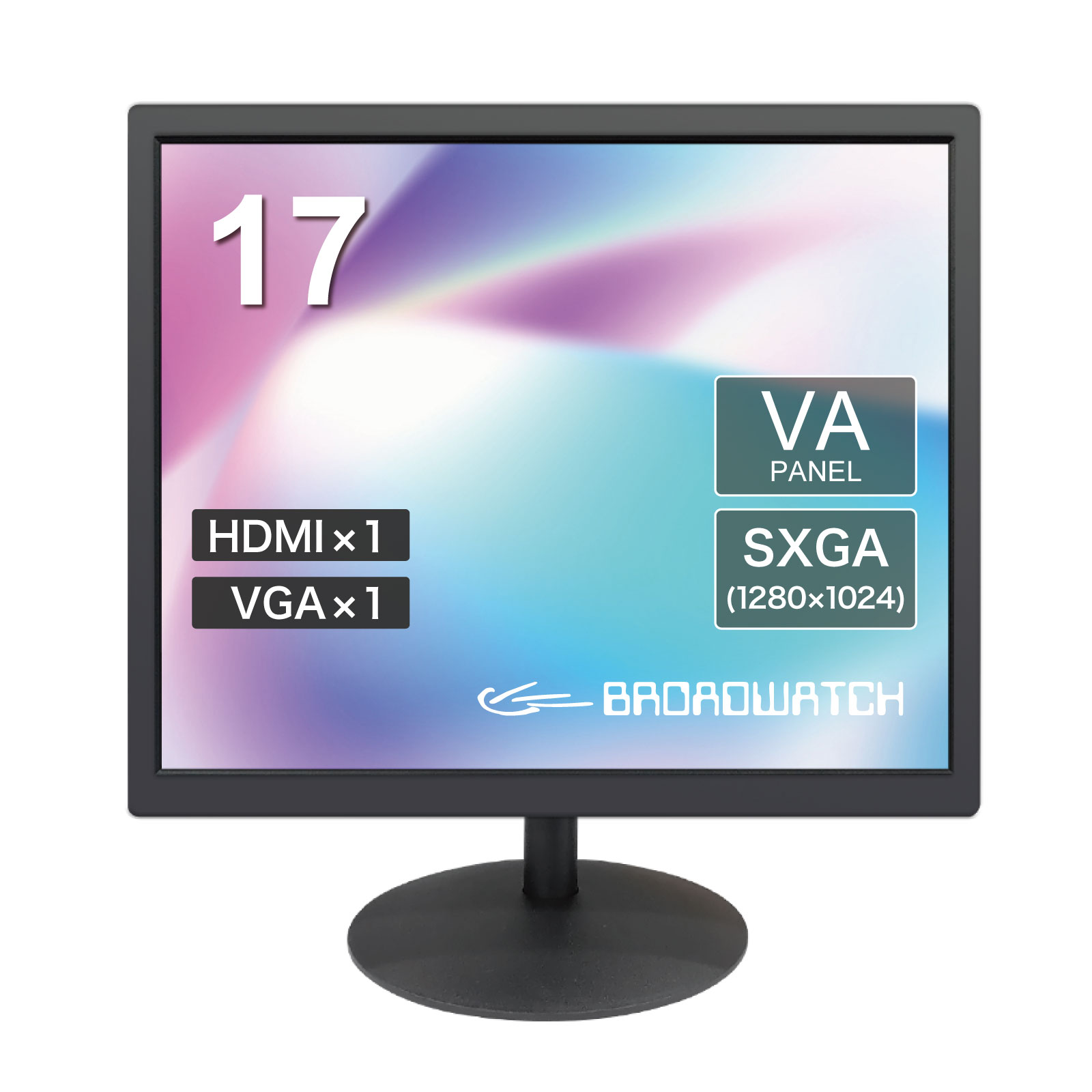 モニター 17インチ VESA対応 壁掛け ノングレア [LCD-T0170