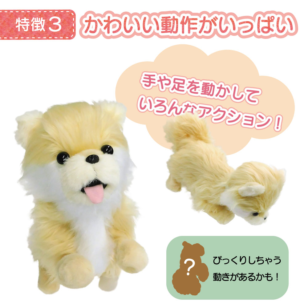踊るペットシリーズ ココドル】ポメラニアン 歌って踊るポメラニアン
