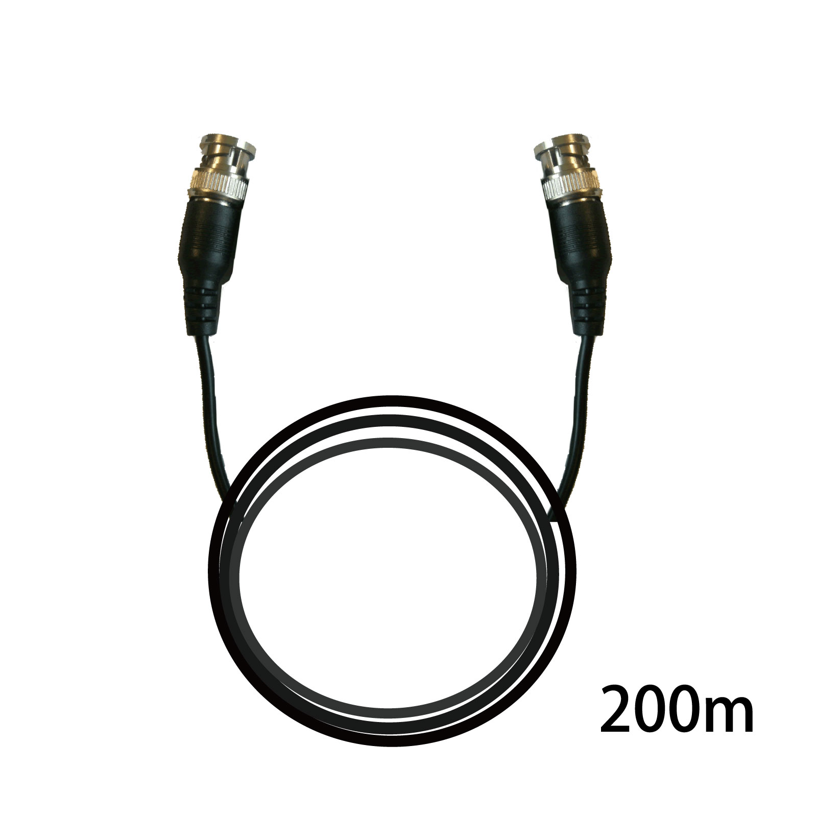 防犯カメラ用延長ケーブル 200m BNCケーブル CCTV 長距離用 長距離