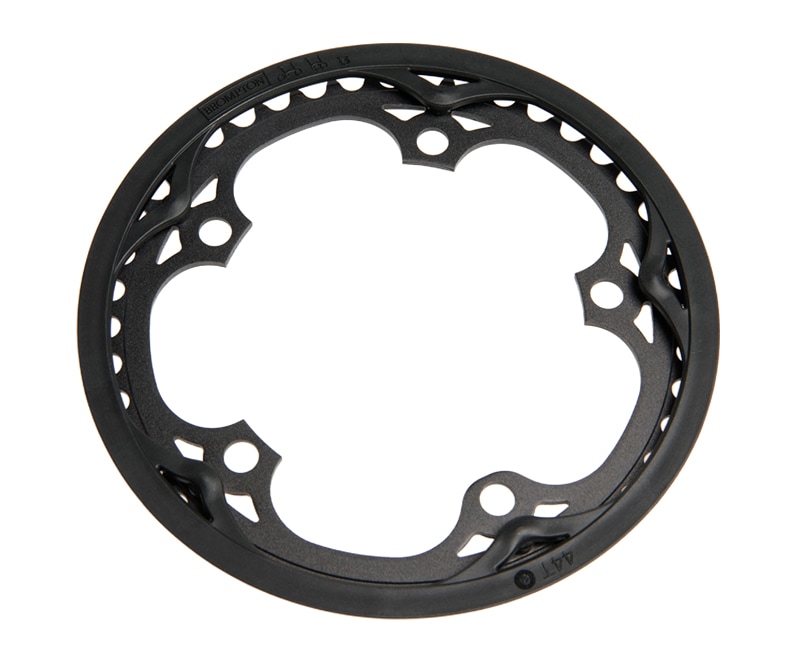 フロントチェーンリング ブラック