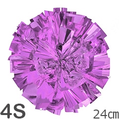 ポンポン(紫) 4Sサイズ 単色ポンポン 紫 持ち手ひも付 | ポンポン,ONEカラー