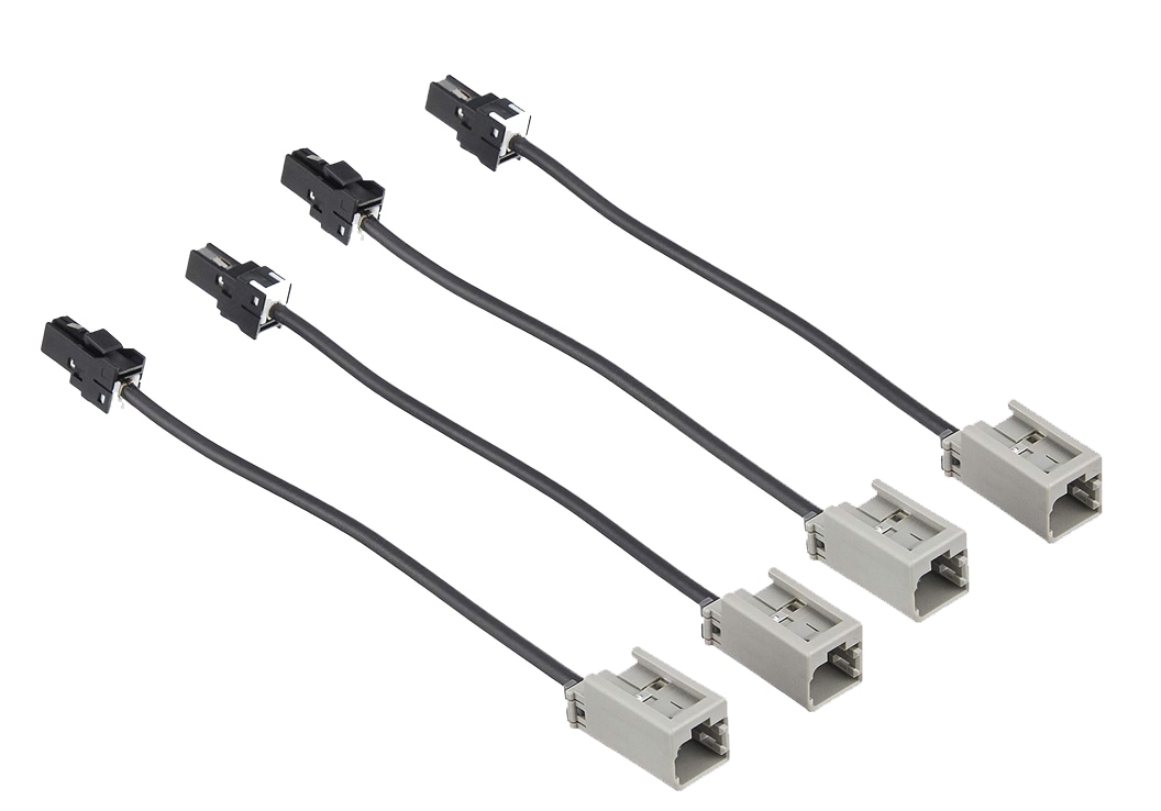 デリカミニ 楽ナビ・サイバーナビ取付用 純正TVアンテナ変換4本・純正