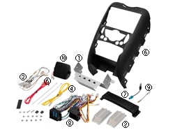 GE-BM110G☆輸入車用カーAVトレードインキット(BMWミニ、1DIN用 