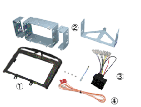 GE-PE203K☆輸入車用カーAVトレードインキット（プジョー308/RCZ