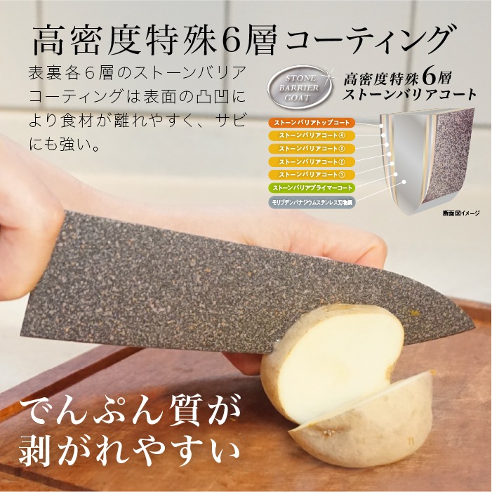 NEWスーパーストーンバリア包丁&専用シャープナー特別セット
