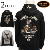 VANSON �� TOM��JERRY ����ꥫ��Х��� �ߥȥ�ȥ����꡼ �ɽ� ΢�� F/Z�ѡ����� �� TJV-2404 ��