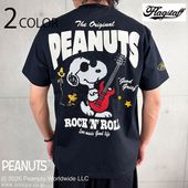 SNOOPY��Flag Staff PEANUTS ROCK��N��ROLL TEE �� 462030 ��