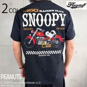 SNOOPY �� Flag Staff PEANUTS RACING TEE �� 462031 ��