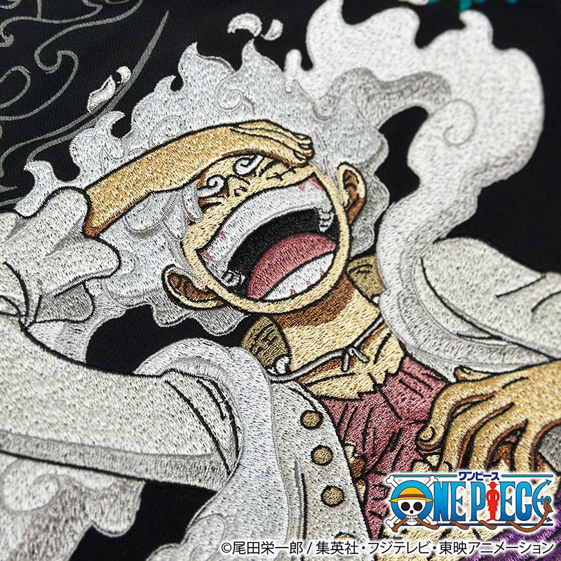 絡繰魂 × ONE PIECE ルフィ ギア5 パーカー （ 243025 ） | 和柄