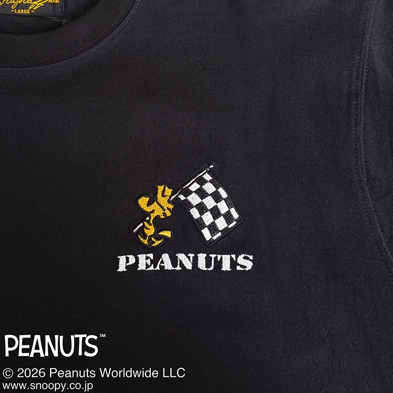 SNOOPY �� Flag Staff PEANUTS RACING TEE �� 462031 ��