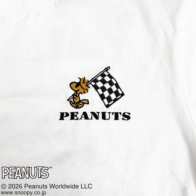 SNOOPY �� Flag Staff PEANUTS RACING TEE �� 462031 ��