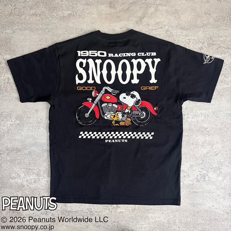 SNOOPY �� Flag Staff PEANUTS RACING TEE �� 462031 ��