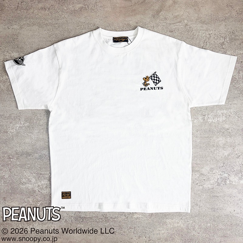SNOOPY �� Flag Staff PEANUTS RACING TEE �� 462031 ��