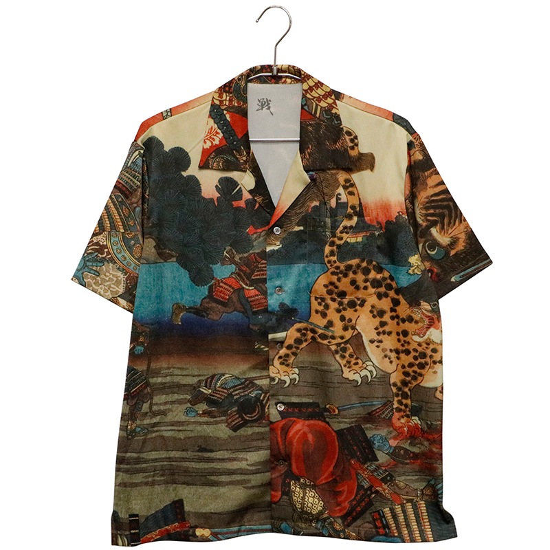 絡繰魂 からくりだましい 戦国 浮世絵 和柄 アロハ シャツ （ 252052