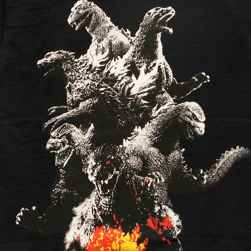 ゴジラ 大怪獣 エボリューションズ 抜染 Tシャツ （ GS-0000