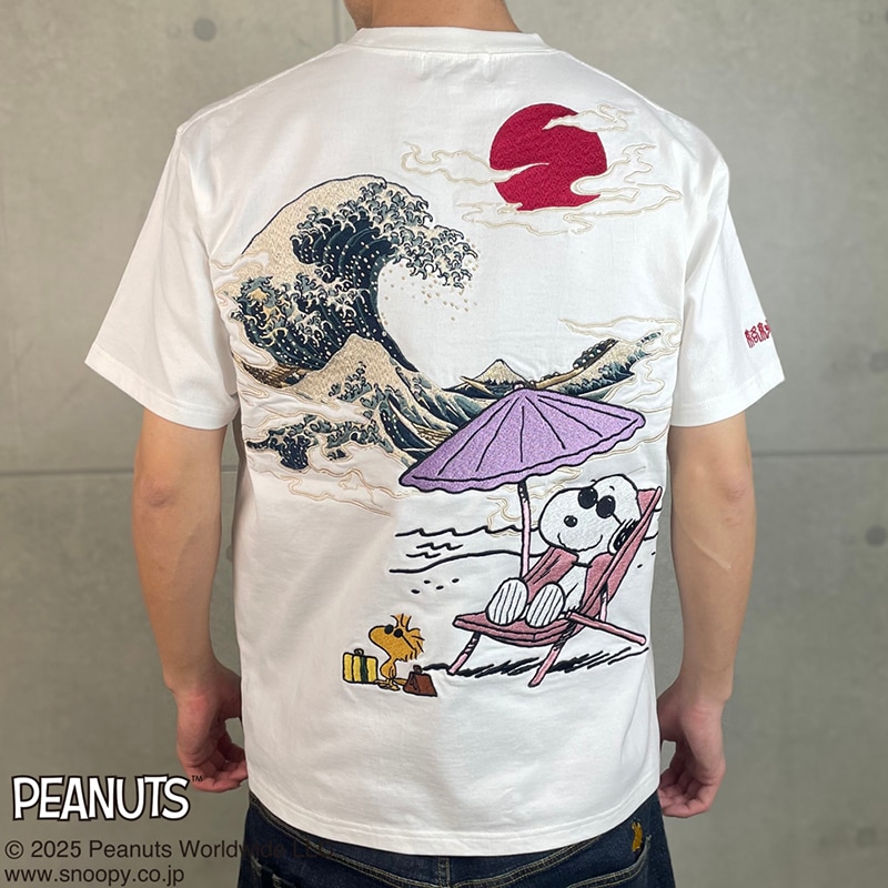 お歳暮 2025 SNOOPY×絡繰魂 和柄 | ） 252054 （ Tシャツ JOURNEY NIPPON コレクション