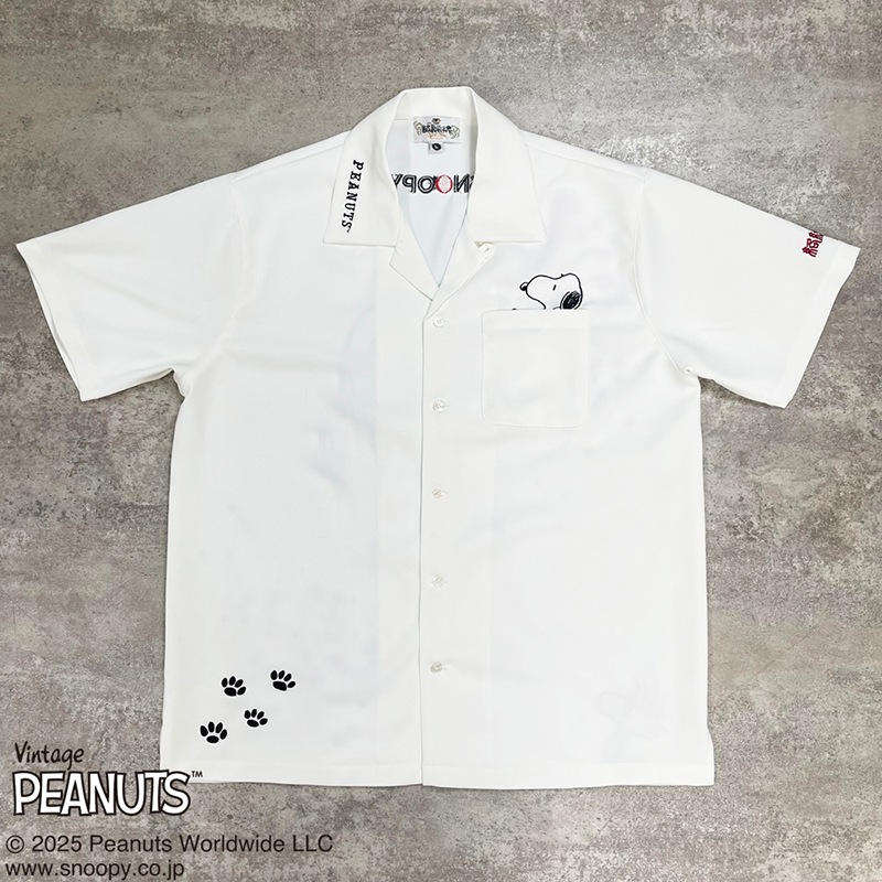 SNOOPY×絡繰魂 SAKURA 半袖 シャツ （ 252055 ） | 和柄ブランド,絡繰