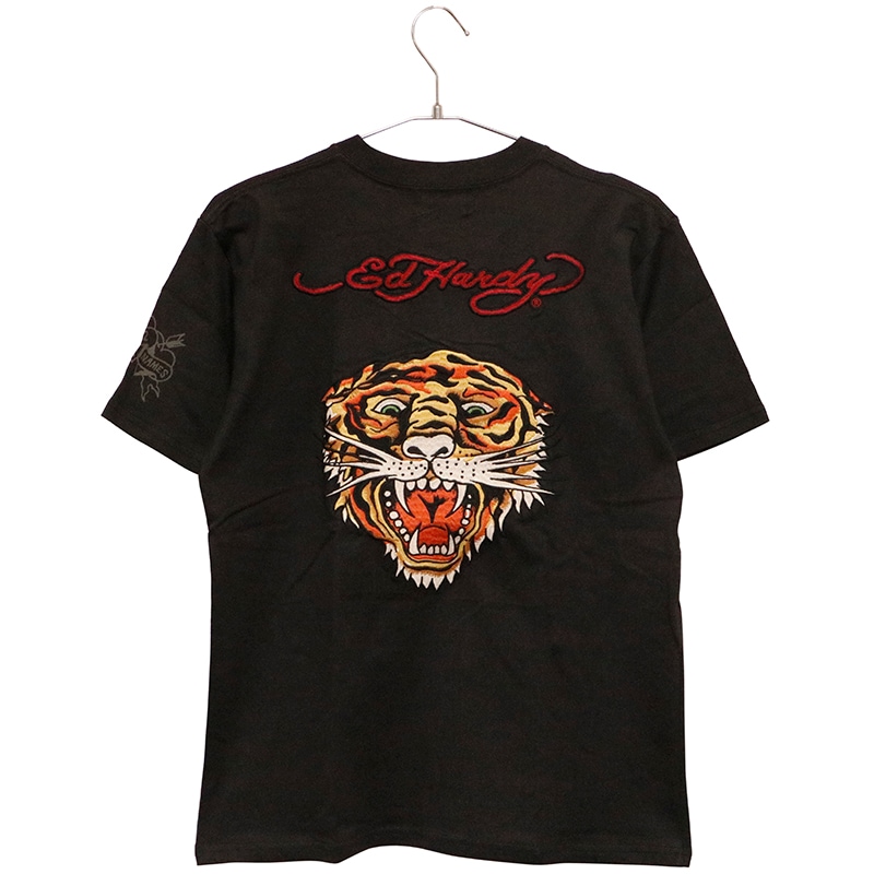 【EDHARDY V首半袖Tタイガー/黒】エドハーディー5190 EDHARDY V首半袖Tタイガー/黒】エドハーディー5190 (Ed Hardy/T
