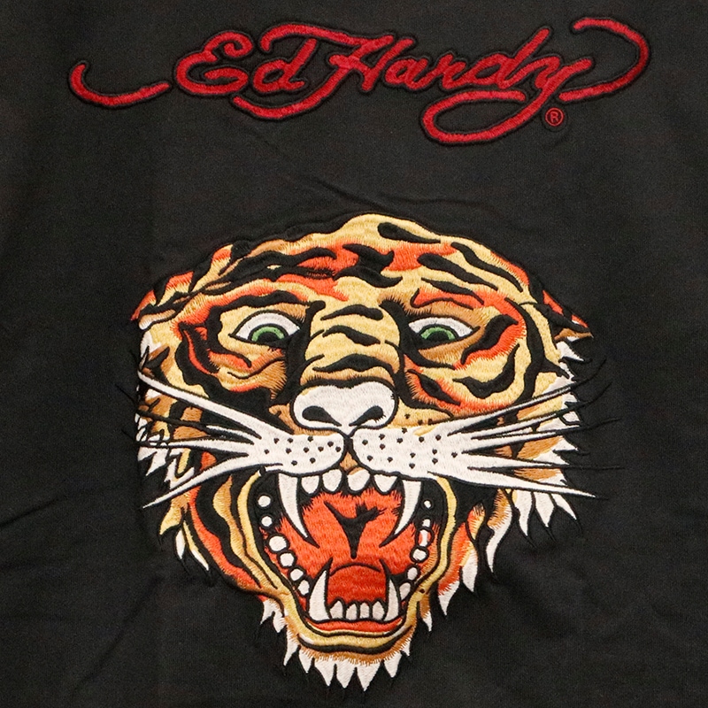 ED HARDY エドハーディー タイガー タトゥー 天竺 半袖 Tシャツ