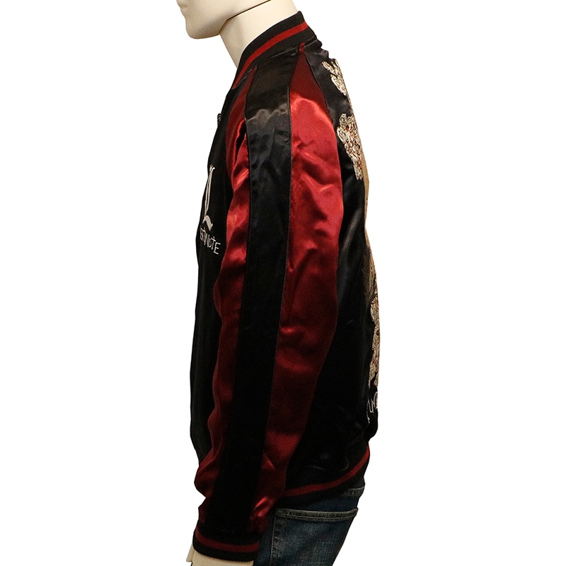 P.N.UNDERGROUND × DEATH NOTE エル 刺繍 リバーシブル スカジャン