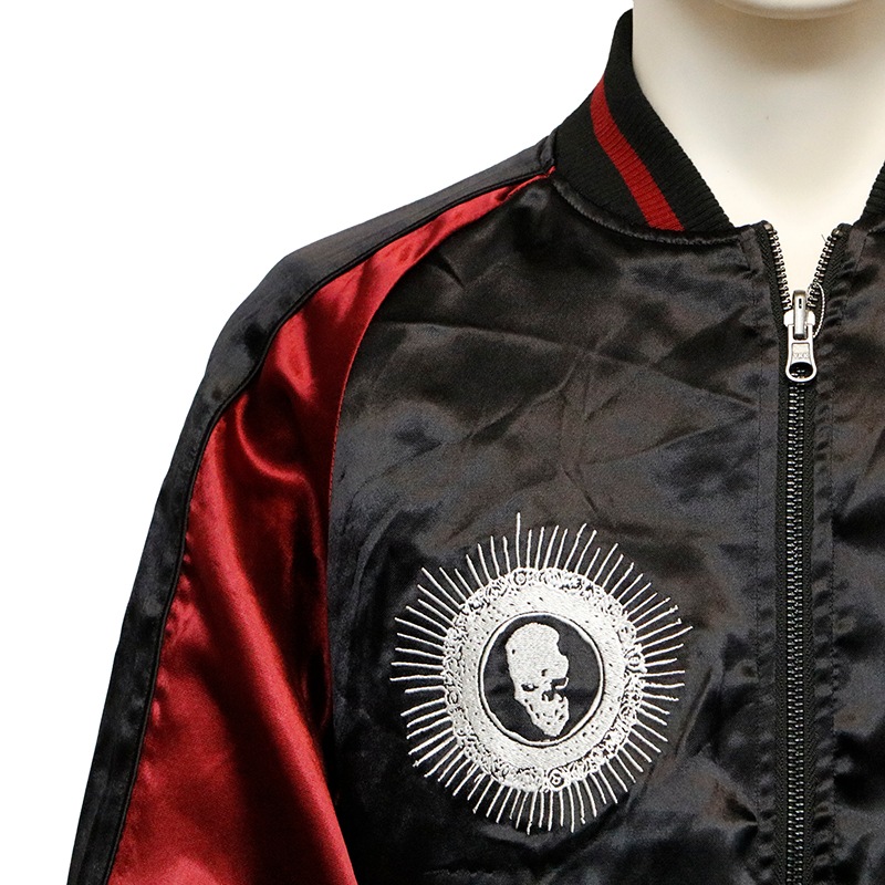 P.N.UNDERGROUND × DEATH NOTE エル 刺繍 リバーシブル スカジャン