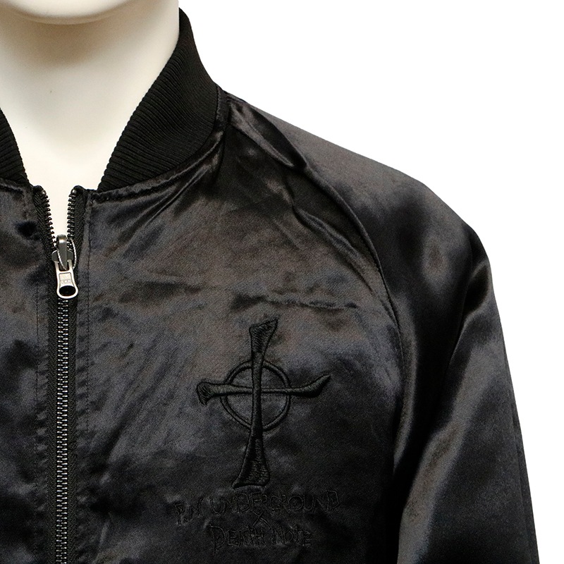 P.N.UNDERGROUND × DEATH NOTE エル 刺繍 リバーシブル スカジャン