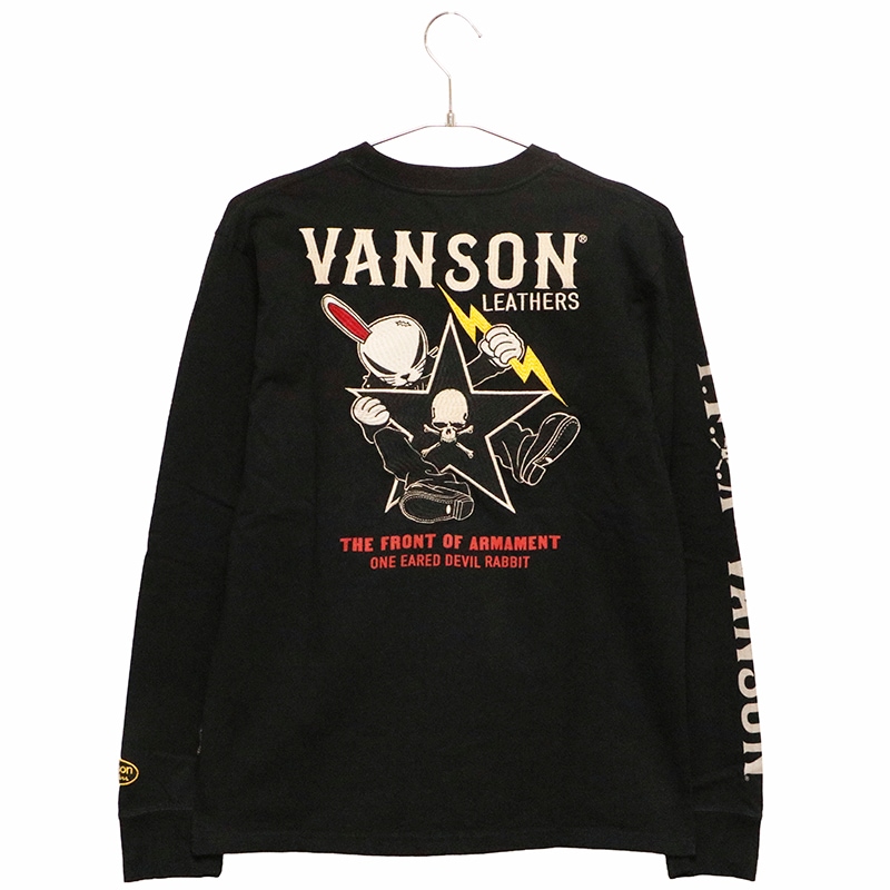 クローズ×WORST×VANSON デスラビット×スター 柄 ALL刺繍 天竺