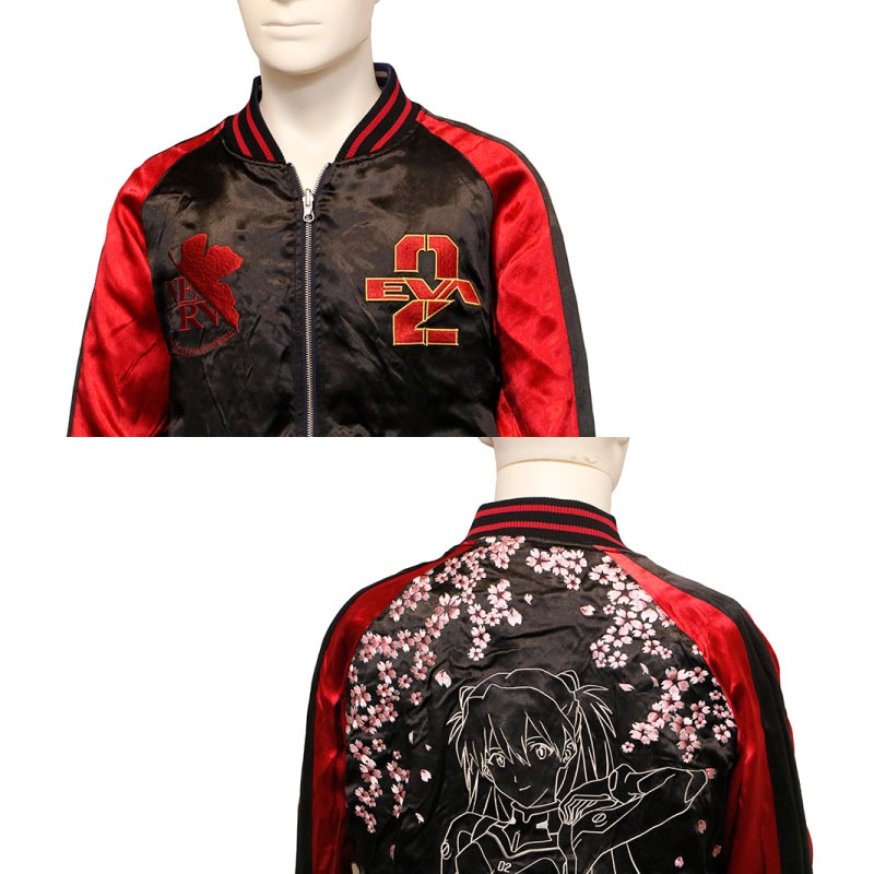 錦 nishiki × エヴァンゲリオン アスカ来日 刺繍 リバーシブル