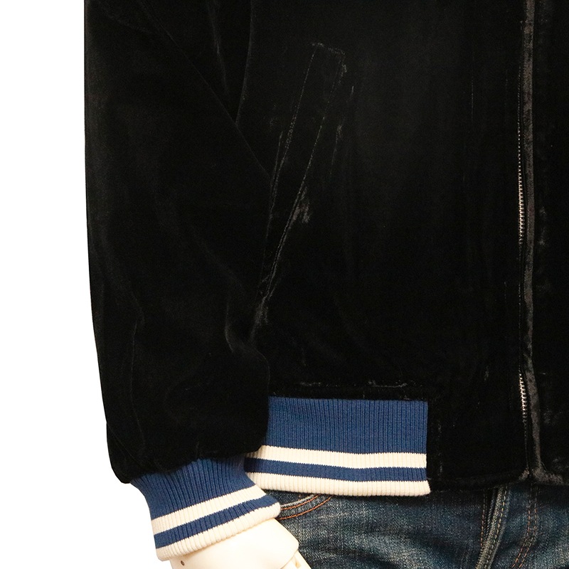 朧 おぼろ ヴィンテージ 鷹 刺繍 和柄 別珍 スカジャン（ 9043834