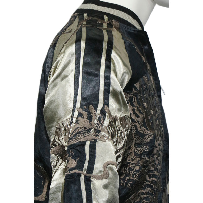 花旅楽団/ハナタビガクダン 伏龍 刺繍 和柄 スカジャン （SSJ-019