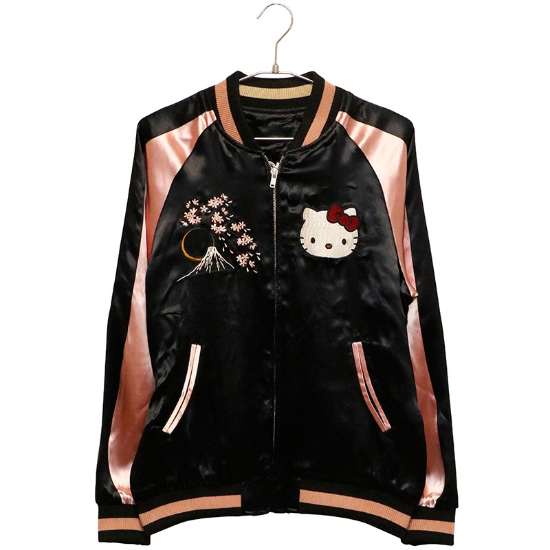 Sanrio サンリオ ハローキティ 刺繍 リバーシブル スカジャン （ SRO