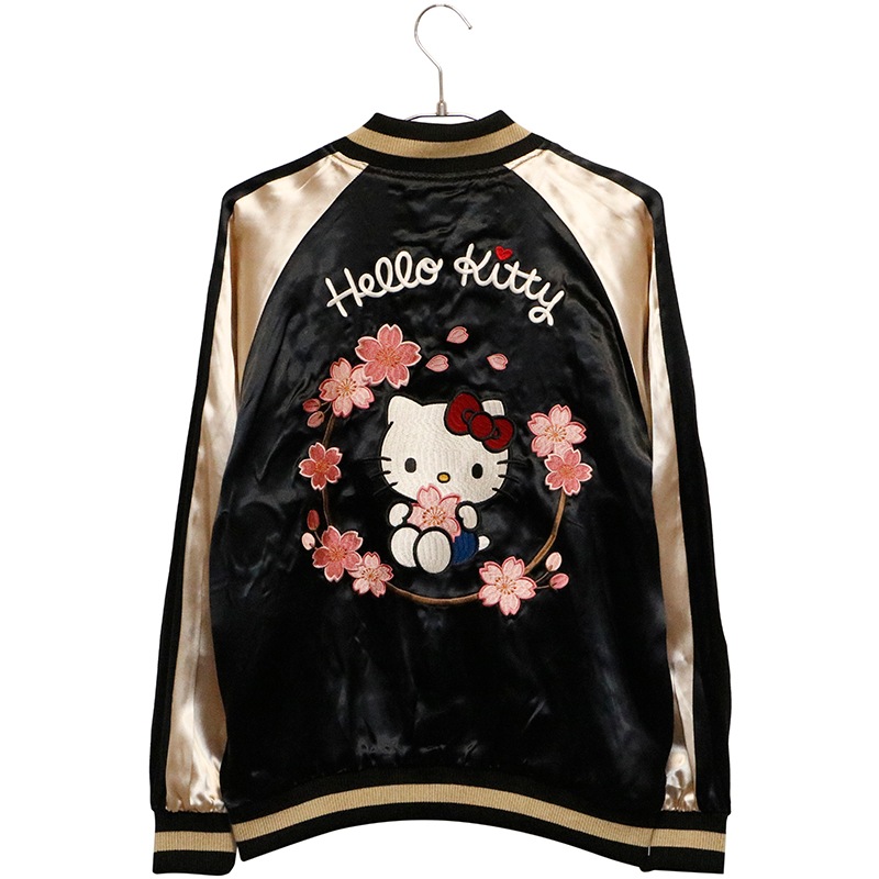 Sanrio サンリオ ハローキティ 刺繍 リバーシブル スカジャン