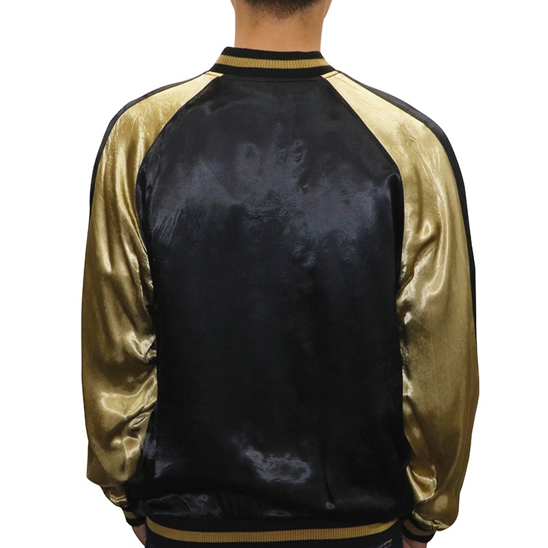 花旅楽団/ハナタビガクダン 桜と孫悟空 リバ－シブル スカジャン SSJ-022 花旅楽団[ﾊﾅﾀﾋﾞｶﾞｸﾀﾞﾝ] 桜と孫悟空 刺繍 リバーシブル 和柄スカジャン