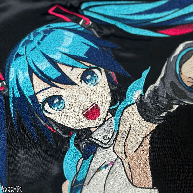 限定 絡繰魂×初音ミク リバーシブル スカジャン Lサイズ 絡繰魂 × 初音ミク 【初音ミク】爆音リバーシブルスカジャン （ 261001