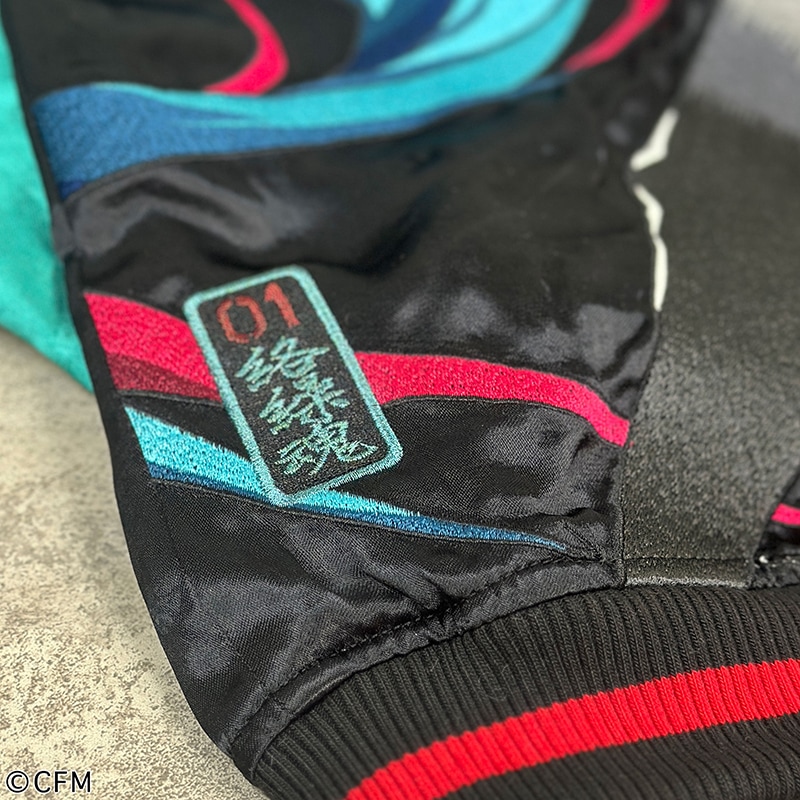 絡繰魂 × 初音ミク 【初音ミク】爆音リバーシブルスカジャン （ 261001