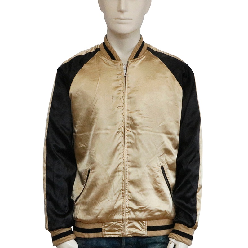 花旅楽団 はなたびがくだん 牡丹と唐獅子 柄 刺繍 和柄 スカジャン