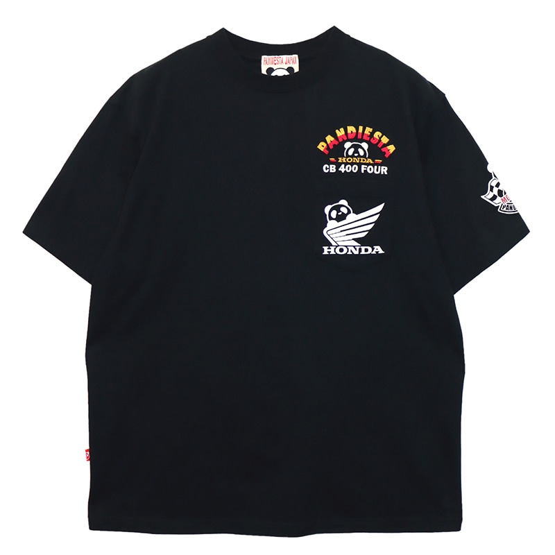 Rio 柚木ティナ コラボTシャツ 半袖 恵比寿マスカッツ 黒 CROPPED HEADS 那須与一柄テレコ半袖Tシャツ クロップドヘッズ