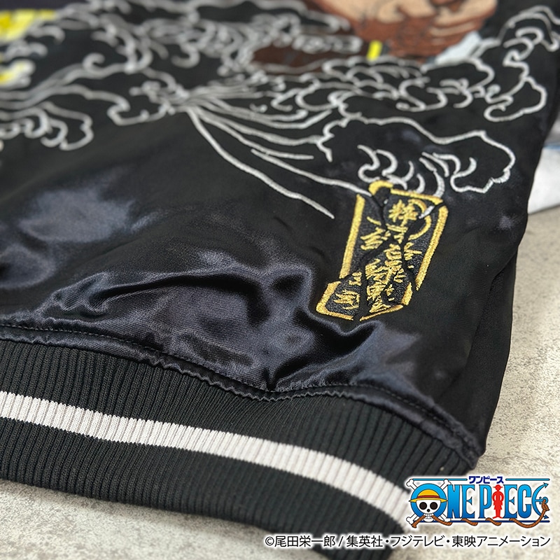 ONE PIECE × 絡繰魂 エース × 白ひげ　リバーシブル スカジャン 株式会社ク・ラッチ / ONE PIECE × 絡繰魂 エース × 白ひげ