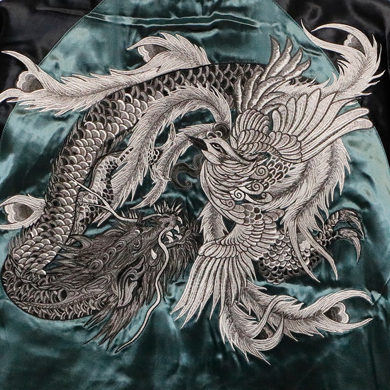 クローズ×WORST 坊屋春道 木津京介 モデル 鳳凰 × 龍 柄 刺繍